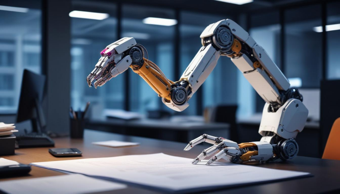 Aus welchem Grund kann ein Unternehmen unter Einsatz von Robotic Process Automation Kosten senken?