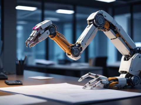 Aus welchem Grund kann ein Unternehmen unter Einsatz von Robotic Process Automation Kosten senken?