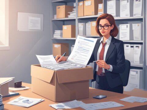 Effiziente Prozessbeschreibung zur Gewährleistung der Revisionssicherheit in der Dokumentenverwaltung für Unternehmen.