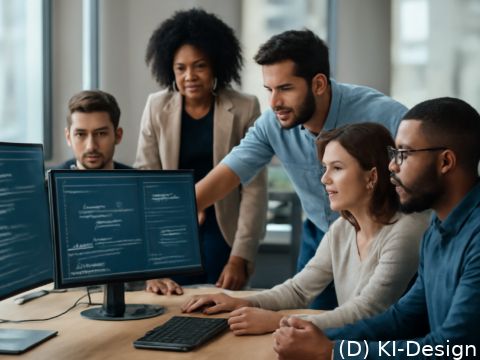 DevOps-Prinzipien optimieren Softwareentwicklung: Kollaboration, Automatisierung, agile Methoden und Kundenorientierung im Fokus.